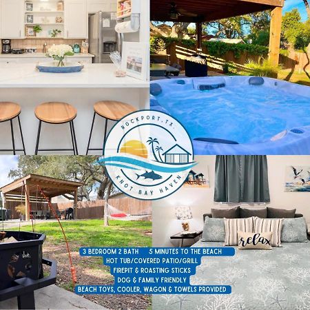 Knot Bay Haven, Dog Friendly, Hot Tub, Fenced Yard, Patio And Grill, 3 Br Villa Rockport Kültér fotó