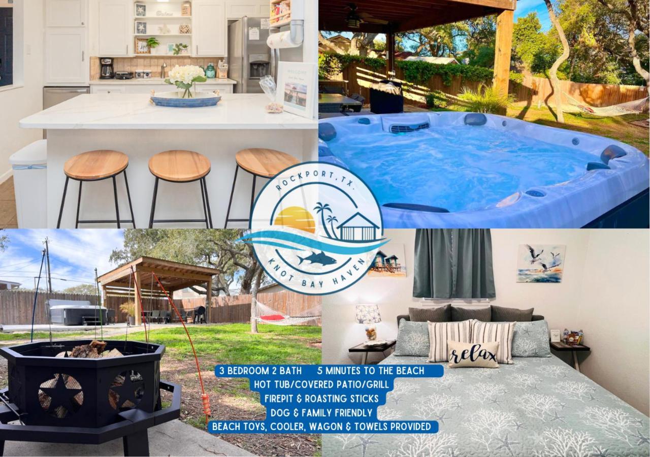 Knot Bay Haven, Dog Friendly, Hot Tub, Fenced Yard, Patio And Grill, 3 Br Villa Rockport Kültér fotó