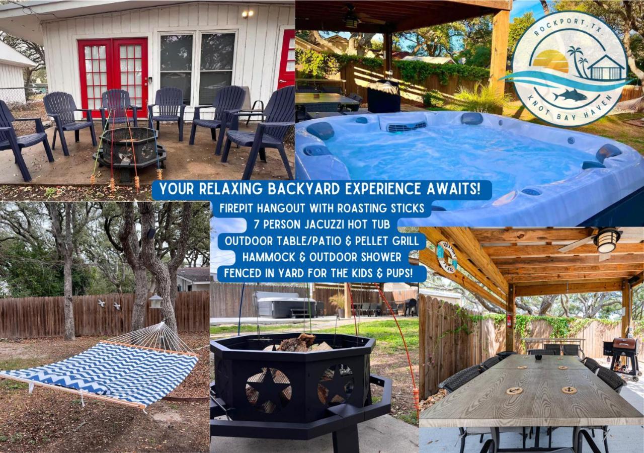 Knot Bay Haven, Dog Friendly, Hot Tub, Fenced Yard, Patio And Grill, 3 Br Villa Rockport Kültér fotó